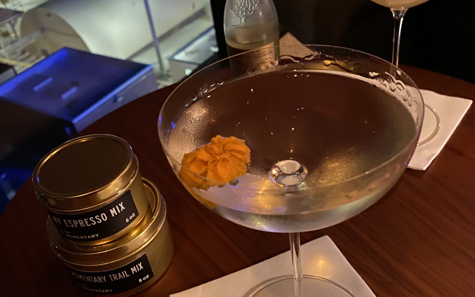 Evening cocktails at The Momentary in Bentonville